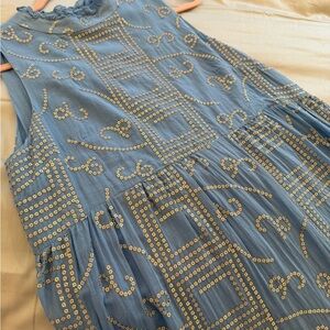 Oliphant Sky Blue Maxi Dress